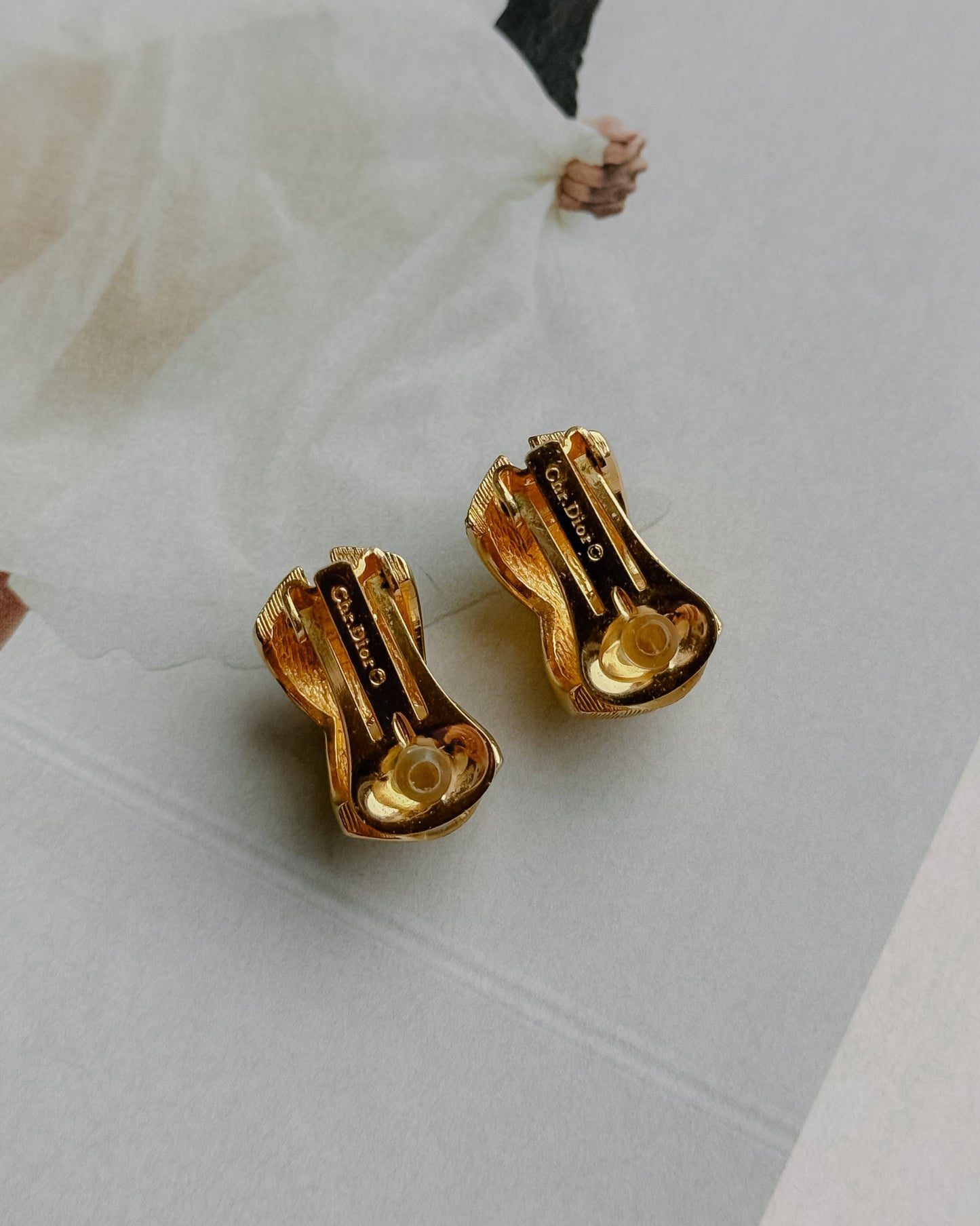 Klipsy Dior